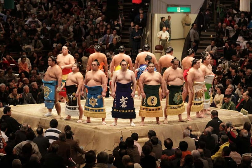 Fukuoka: Sumo Wrestling Tournament Chair Seats & ExpertGuide - What the second-floor A and B chair seats are like