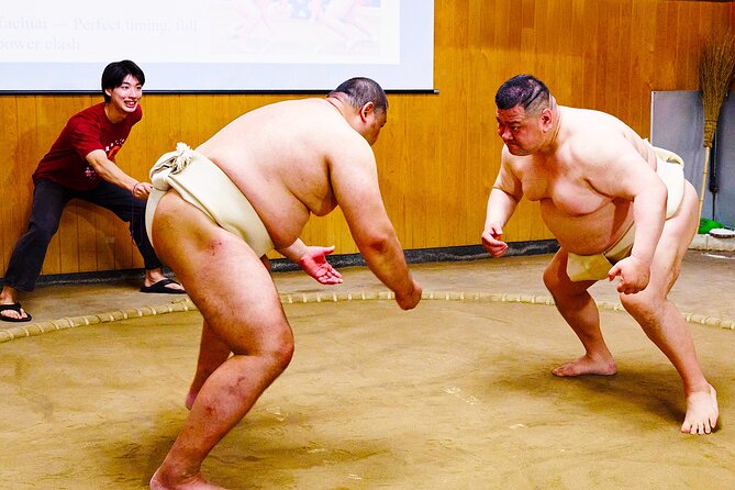 Osaka Sumo Experience with Live Show and Audience Challenge - Key points at a glance