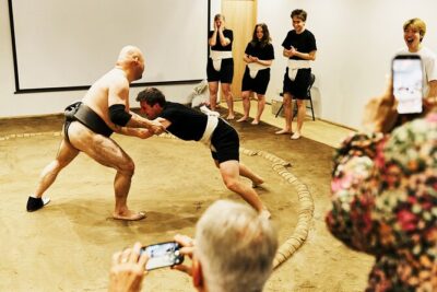 Osaka Sumo Experience with Live Show and Audience Challenge