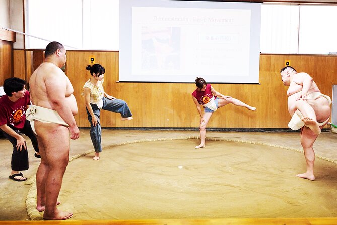 Osaka Sumo Experience with Live Show and Audience Challenge - Your chance to wrestle a sumo wrestler