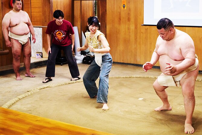 Osaka Sumo Experience with Live Show and Audience Challenge - Location, timing, and group size