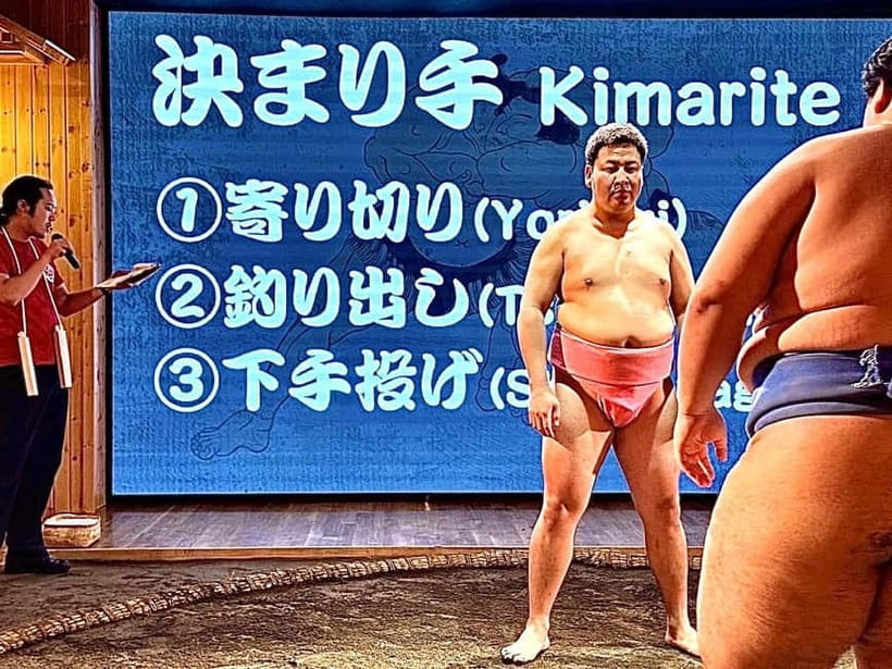 Sapporo: Sumo Show Experience with Japanese food & Photo - The Audience Challenge Is the Most Memorable Part