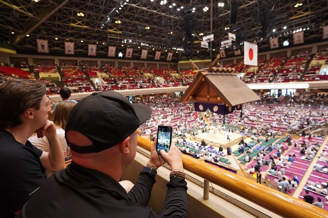 Seat B Ticket Tokyo Sumo Wrestling Tournament in Ryogoku - Entering Ryogoku Kokugikan with a B-rank seat