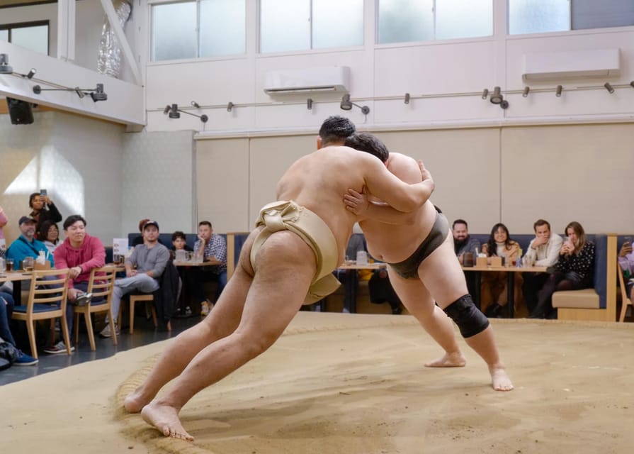 Tokyo: Challenge Sumo Wrestlers and Enjoy Meal - Why this Tokyo sumo experience works so well