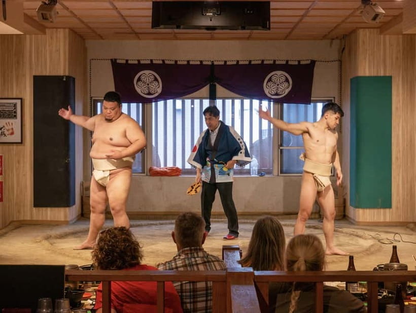 Tokyo: Family Sumo Workshop & Live Wrestling Show with Lunch - A close-up sumo show with real force