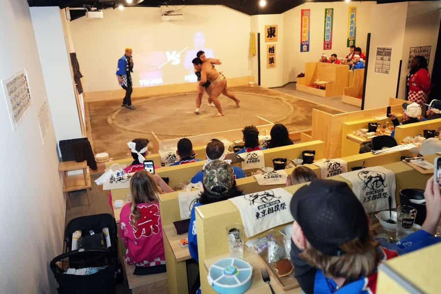Tokyo Ginza : Sumo and Mikoshi Experience,Open from Sep. - Meeting retired wrestlers in central Ginza