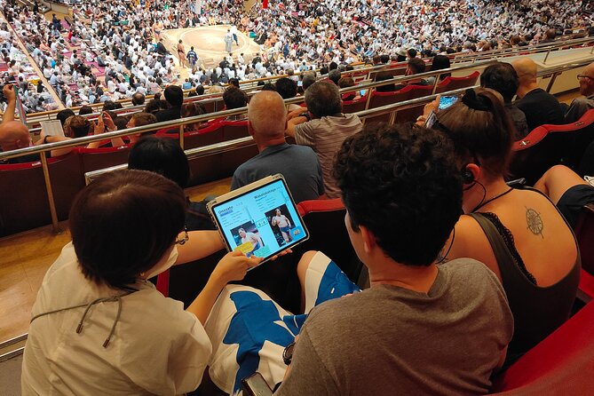 Tokyo: Grand Sumo May Tournament - Entering Ryogoku Kokugikan at 3 p.m.