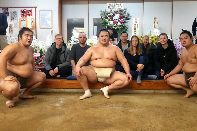 Tokyo Ryogoku Sumo Morning Practice + Photo Shoot with Wrestlers - The Rules Are Part of the Experience