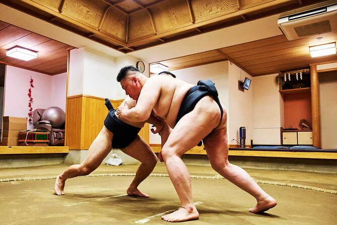 Tokyo Sumo Experience with Live Show & Audience Challenge - A Real Sumo Stable, Not a Stadium Spectator Seat