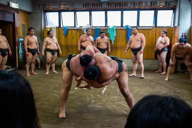 Tokyo Sumo Practice Watching & Visit Town from Samurai era - Fukagawa Edo Museum recreates Tokyo before modern times