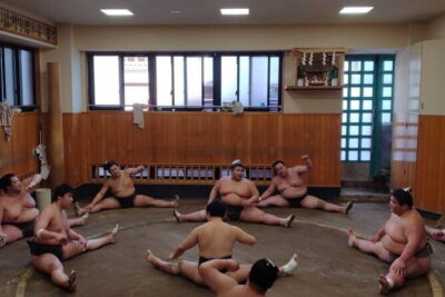 Tokyo Sumo Practice Watching & Visit Town from Samurai era