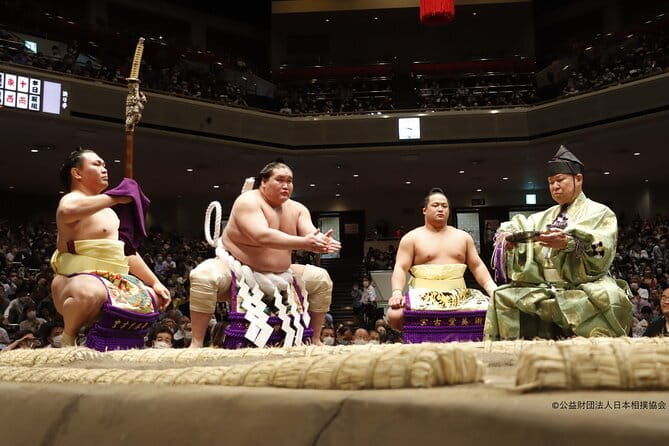 Tokyo Sumo Tournament Chair Seat Ticket with Entrance Assistant - Meeting at Ryogoku Edo Noren at 1:15 pm