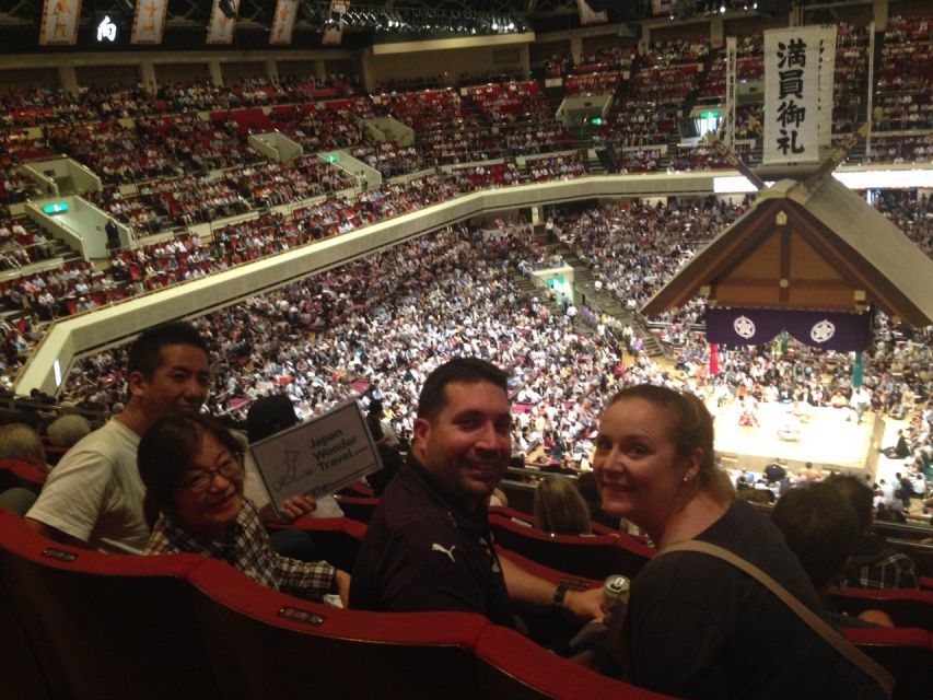 Tokyo: Sumo Tournament Tour with Chair Seat Tickets - The main bouts from 4:10 to 6 PM