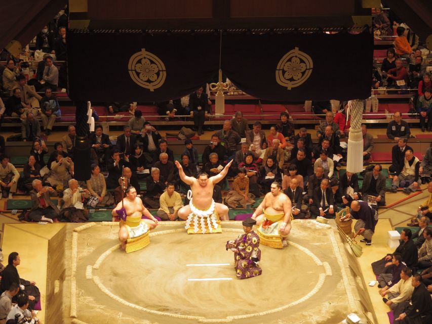 Tokyo: Sumo Tournament Tour with Chair Seat Tickets - The guide makes the biggest difference