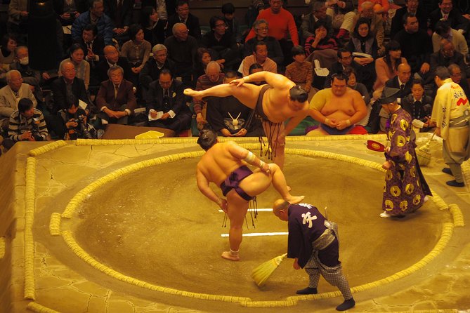Tokyo Sumo Wrestling Tournament Experience - Three hours of bouts, ceremony, and crowd noise