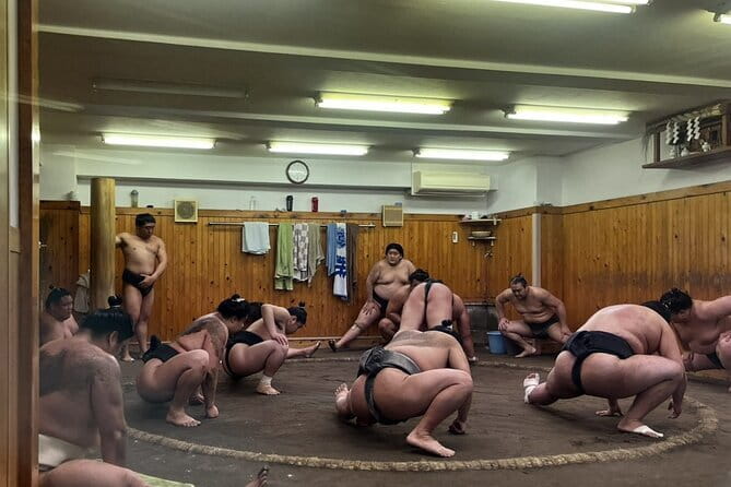 Tokyo Walking Tour : Sumo, Sushi, Tea, Temples and Tokyo Tower - Arashio Beya: a rare look at sumo training